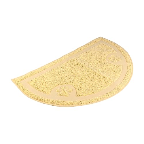 HOMOBABE Halbrunde Katzenstreumatte drinnen Essen klein Halbmond-Katzenmatte Hälfte Wurf pet Supplies katzenstreu auffangmatte katzenstreu-Matte Katze frisst Matte Katze Tischset PVC Beige HOMOBABE Halbrunde Katzenstreumatte drinnen Essen klein Halbmond-Katzenmatte Hälfte Wurf pet Supplies katzenstreu auffangmatte katzenstreu-Matte Katze frisst Matte Katze Tischset PVC Beige von HOMOBABE