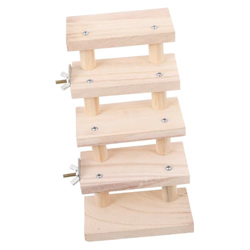 HOMOBABE Hamster-Kletterleiter Meerschweinchen Heu Meerschweinchen Zeug Hamster hamsterspielzeug treppenkarre spielzeuge Chinchilla-Kletterleiter Wiederverwendbare Hamsterleiter von HOMOBABE