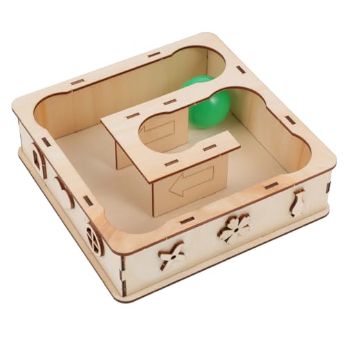 HOMOBABE Hamster Labyrinth aus Holz Interaktives Kleintier mit Verstecktem Hamsterhaus für Rennmäuse und Meerschweinchen Fördert Bewegung und Beschäftigung Platzsparend HOMOBABE Hamster Labyrinth aus Holz Interaktives Kleintier mit Verstecktem Hamsterhaus für Rennmäuse und Meerschweinchen Fördert Bewegung und Beschäftigung Platzsparend von HOMOBABE