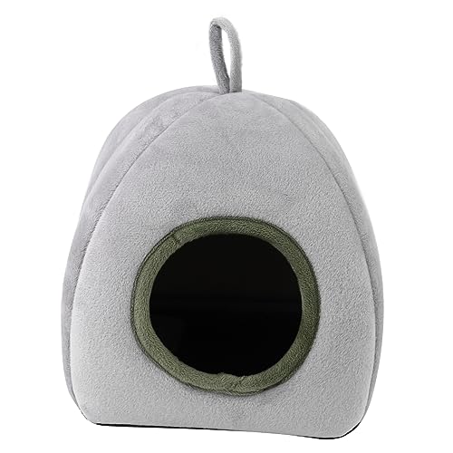 HOMOBABE Hamster Nest Schlafbett für Kleintiere Plüsch Haustierzubehör Winterbett für Hamster Meerschweinchen und Frettchen Gemütliches und Tragbares Schlafnest für Käfige von HOMOBABE