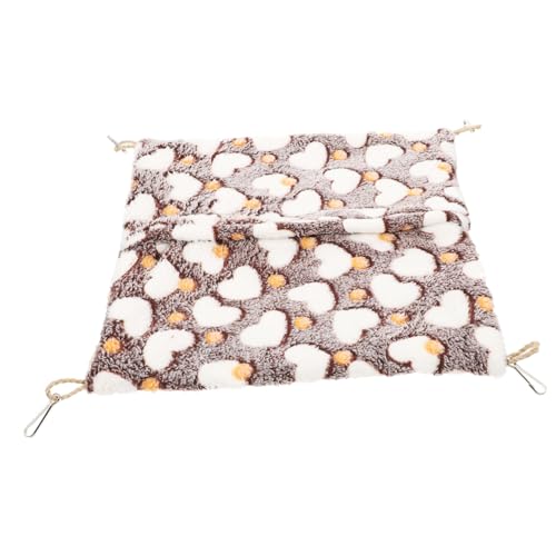 HOMOBABE Hamsterbett Hängematte Warm für Chinchillas Schlafzelt für Meerschweinchen und Kleintiere mit Sichere und Komfortable Ruhezone für Haustiere HOMOBABE Hamsterbett Hängematte Warm für Chinchillas Schlafzelt für Meerschweinchen und Kleintiere mit Sichere und Komfortable Ruhezone für Haustiere von HOMOBABE