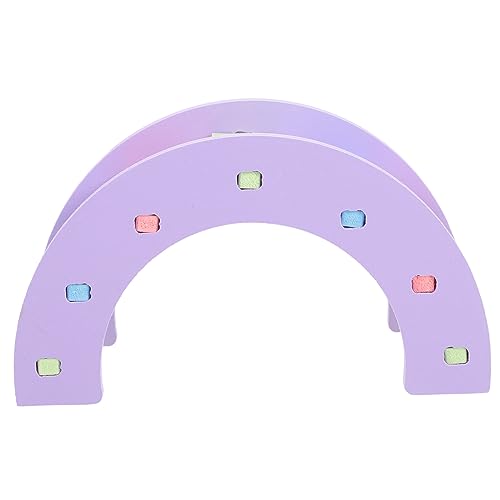 HOMOBABE Hamster Brücke Aus Kletterspielzeug Für Kleintiere Sichere Spielumgebung Für Hamster Meerschweinchen Und Mäuse Farbenfrohe Regenbogenbrücke Für Aktives Spielen HOMOBABE Hamster Brücke Aus Kletterspielzeug Für Kleintiere Sichere Spielumgebung Für Hamster Meerschweinchen Und Mäuse Farbenfrohe Regenbogenbrücke Für Aktives Spielen von HOMOBABE