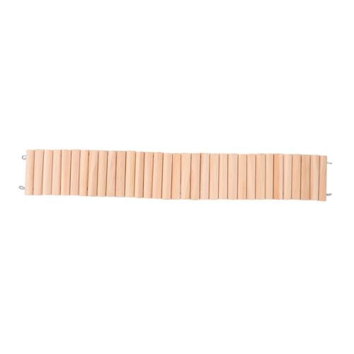 HOMOBABE Hamster Hängebrücke Aus Holz Kletterleiter Für Zwerghamster Mäuse Und Gerbils Für Aktive Kleintiere Fördert Bewegung Und Spiel Der Käfigumgebung von HOMOBABE