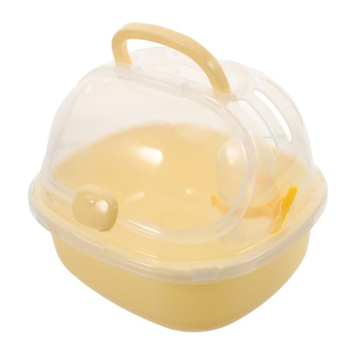 HOMOBABE Hamsterkäfig Tragbarer Hamster Reisekäfig Tragbarer Hamster Reiseträger Ratten Transportkäfig Kleine Outdoor Transportkäfige Hamster Transportkäfig Gelb HOMOBABE Hamsterkäfig Tragbarer Hamster Reisekäfig Tragbarer Hamster Reiseträger Ratten Transportkäfig Kleine Outdoor Transportkäfige Hamster Transportkäfig Gelb von HOMOBABE