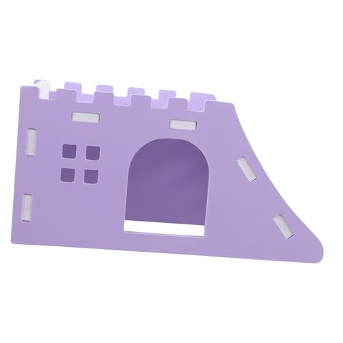 HOMOBABE Hamsterhäuser Aus PVC Und Langlebig Mit Schiebeleiter Und Versteckfunktion Für Kleintiere Geeignet Als Schlafhaus Oder Spielzeug von HOMOBABE