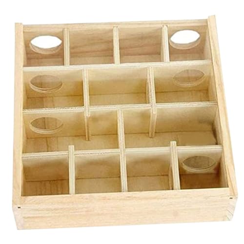 HOMOBABE Hamsterspielzeug Labyrinth aus Holz Tragenresistentes Mehrkammer Hamsterlabyrinth für Kleintiere Sicheres und Langlebiges Unterhaltung HOMOBABE Hamsterspielzeug Labyrinth aus Holz Tragenresistentes Mehrkammer Hamsterlabyrinth für Kleintiere Sicheres und Langlebiges Unterhaltung von HOMOBABE