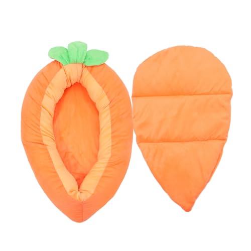HOMOBABE Hasenbett für Haustiere Karottenform Warmes Katzenbett Schlafnest für Meerschweinchen und Chinchillas und Langlebig HOMOBABE Hasenbett für Haustiere Karottenform Warmes Katzenbett Schlafnest für Meerschweinchen und Chinchillas und Langlebig von HOMOBABE
