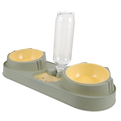 HOMOBABE Haustier Futternapf und Wassertrinkspender Automatischer Lebensmittelspender für Katzen und Zufälliges Design rutschfeste Basis Fütterungslösung für Haustier HOMOBABE Haustier Futternapf und Wassertrinkspender Automatischer Lebensmittelspender für Katzen und Zufälliges Design rutschfeste Basis Fütterungslösung für Haustier von HOMOBABE