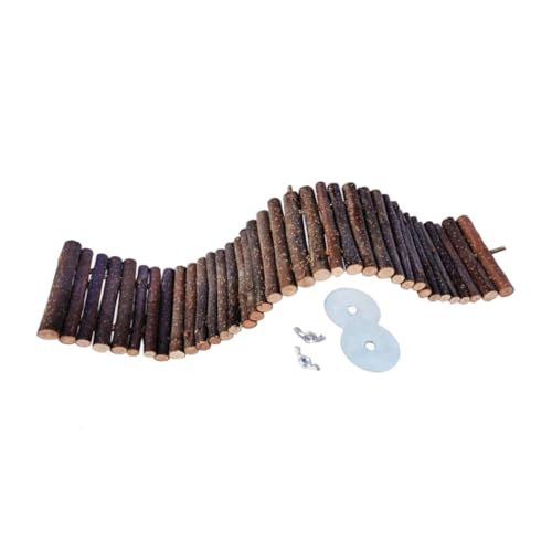 HOMOBABE Haustier Holzbrücke Kletterleiter aus Holz für Hamster und Kleine Nager Kauspielzeug und Spielzeugbrücke für Käfige Sicher und Langlebig und Entspannen HOMOBABE Haustier Holzbrücke Kletterleiter aus Holz für Hamster und Kleine Nager Kauspielzeug und Spielzeugbrücke für Käfige Sicher und Langlebig und Entspannen von HOMOBABE
