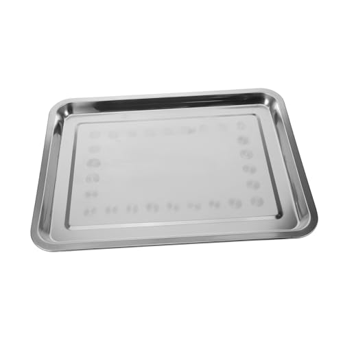 HOMOBABE Haustier-KOT-tablett, Haustier-toilettenpfanne, Hundekäfig-tabletts, Vogelkäfig-tablett, Käfig-tablett Aus Edelstahl HOMOBABE Haustier-KOT-tablett, Haustier-toilettenpfanne, Hundekäfig-tabletts, Vogelkäfig-tablett, Käfig-tablett Aus Edelstahl von HOMOBABE