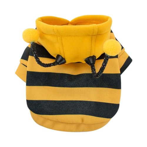 HOMOBABE Haustier-Pullover Katzenkleid Hundekleidung für mittelgroße Hunde klein Haube hundemantel Dog Raincoat Welpe entzückender Pullover warme Kleidung für Katze Hund Fleecestoff von HOMOBABE