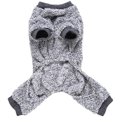 HOMOBABE Haustier-Pyjama Bequeme Hundekleidung Zartes Welpenkostüm Welpenversorgung Tragbare Hundebekleidung Welpenkleidung Für Den Haushalt Hundezubehör Grey Polyester Baumwolle HOMOBABE Haustier-Pyjama Bequeme Hundekleidung Zartes Welpenkostüm Welpenversorgung Tragbare Hundebekleidung Welpenkleidung Für Den Haushalt Hundezubehör Grey Polyester Baumwolle von HOMOBABE