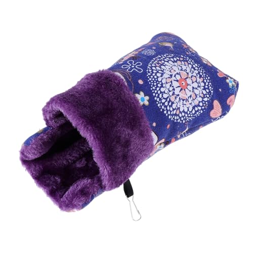 HOMOBABE Pet Schlafsack Für Kleintiere Weiche Baumwoll-Hamster-Nest-hängematte Für Hamster Zwerghamster Eichhörnchen Und Andere Kleine Haustiere Sorgt Für Wärme Und Im Käfig von HOMOBABE