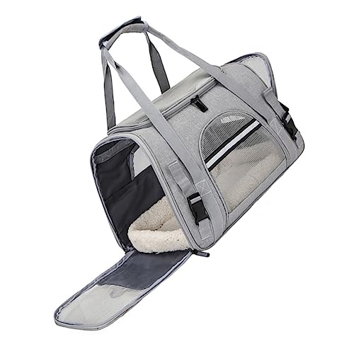 HOMOBABE Haustier Transporttasche für Katzen und Hunde Atmungsaktiver Zusammenklappbarer Rucksack für Reisen Camping und Sightseeing für Welpen und Kleine Tiere von HOMOBABE