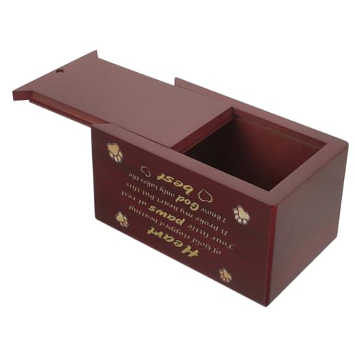 HOMOBABE Holzurne Für Haustiere Pet Ash Cinerary Casket Für Hund Katze Elegantes Design Aus Holz Für Tierasche Oder Erinnerungsfotos Langlebige Stilvolle Tiergedenkstätte HOMOBABE Holzurne Für Haustiere Pet Ash Cinerary Casket Für Hund Katze Elegantes Design Aus Holz Für Tierasche Oder Erinnerungsfotos Langlebige Stilvolle Tiergedenkstätte von HOMOBABE