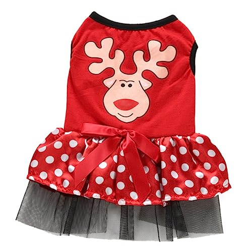 HOMOBABE Haustier Weihnachtskleid UPS Outfit Party Hundekleidung für Dog Christmas Costume hundeweihnachtskostüme Weihnachtshaustierrock Weihnachtshundekleid Haustierkleidung Polyester rot HOMOBABE Haustier Weihnachtskleid UPS Outfit Party Hundekleidung für Dog Christmas Costume hundeweihnachtskostüme Weihnachtshaustierrock Weihnachtshundekleid Haustierkleidung Polyester rot von HOMOBABE