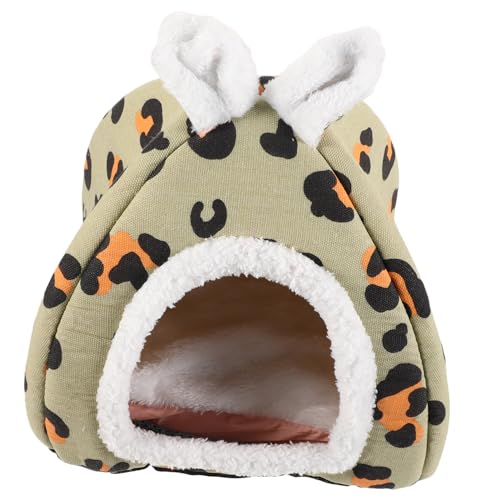 HOMOBABE Haustierbett kuschelhöhle pet Bed Hamsterversteck hundbett Meerschweinchenbett Katze bananenbett Heu Hängematte verstecken Ratte kleines Hamsterhaus Chinchilla-Versorgung Flanell von HOMOBABE