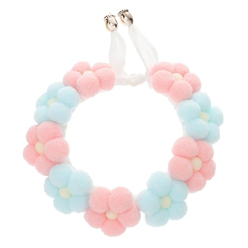 HOMOBABE Haustierhalsband Katzenhalsbänder mit Glöckchen Haustierbedarf Outfits Katzenhalsband aus Samt tierkostüme hundekragen Strickkragen für Haustiere Haustierkostümzubehör Haarball von HOMOBABE