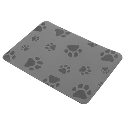 HOMOBABE Haustiermatte Futterspender Hundekühlmatten Welpenkühlmatte Hundefuttermatte Hundekühlpad Hunde PIPI Pads Piss Pads Für Hunde Hundematten Für Futter Und Wassernapf von HOMOBABE