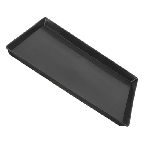 HOMOBABE Haustiertablett hundenapf tablett Hundebox Tablett PIPI-Pads für Hunde ersatzschale für hundeboxen Hundekistenpfanne Hundetabletts ersatzschale für hundehütte Abs Schwarz von HOMOBABE