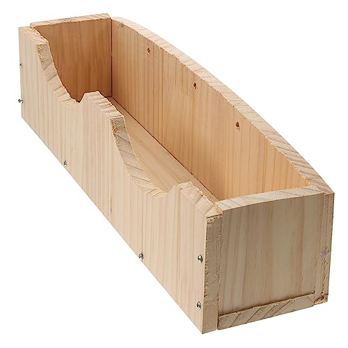 HOMOBABE Holz Futterstation für Kleintiere Rutschfester Futterspender für Kaninchen Meerschweinchen und Chinchillas mit Fixierbarem Design für Einfache Installation Platzsparend und HOMOBABE Holz Futterstation für Kleintiere Rutschfester Futterspender für Kaninchen Meerschweinchen und Chinchillas mit Fixierbarem Design für Einfache Installation Platzsparend und von HOMOBABE