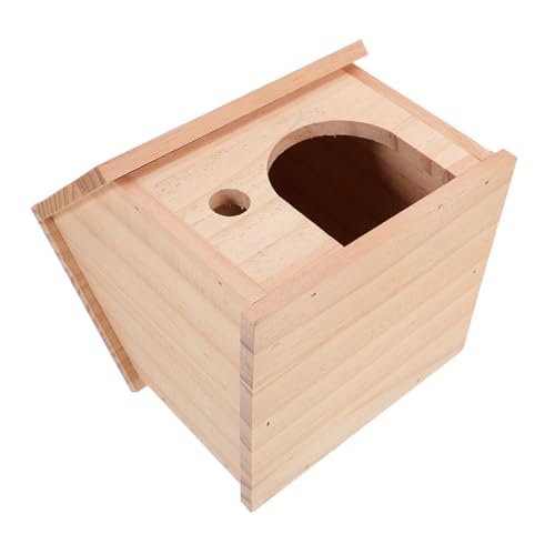 HOMOBABE Holz-Hamster-versteck, Holz-Kleintier-versteck, Hamster-versteck, Kleines, Hamster-versteck, Bezauberndes Rattenhaus HOMOBABE Holz-Hamster-versteck, Holz-Kleintier-versteck, Hamster-versteck, Kleines, Hamster-versteck, Bezauberndes Rattenhaus von HOMOBABE