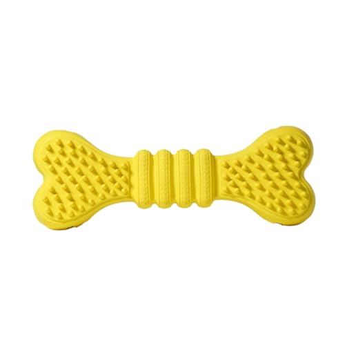 HOMOBABE Hundespielzeug Für Zähneputzen Kreatives Kauknochen-Design Robustes Gummimaterial Fördert Die Beziehung Zwischen Hund Und Gelb Für Große Hunde HOMOBABE Hundespielzeug Für Zähneputzen Kreatives Kauknochen-Design Robustes Gummimaterial Fördert Die Beziehung Zwischen Hund Und Gelb Für Große Hunde von HOMOBABE