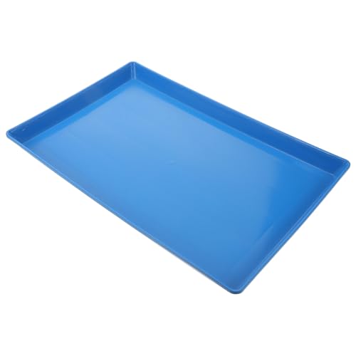 HOMOBABE Hundebox-Tablett Schüssel Welpenkiste Cool Pet Pad Hundenapf Wurf Hundebox Tablett Hundekäfig Tablett Kotschale für Sittichkäfige Ersatzschale für Hundekäfig Mülleimer Plastik Blue von HOMOBABE
