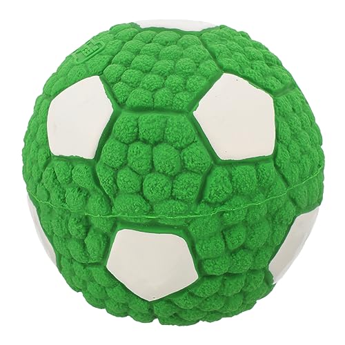 HOMOBABE Hundefußball aus Gummi knete chew Toy Dog Toy hundeartikel gummiball Interaktiver Hundeball Hundespielzeug quietschende Bälle für kleine Hunde Welpenball Light Green HOMOBABE Hundefußball aus Gummi knete chew Toy Dog Toy hundeartikel gummiball Interaktiver Hundeball Hundespielzeug quietschende Bälle für kleine Hunde Welpenball Light Green von HOMOBABE