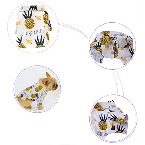 HOMOBABE Hundehemd hundeshirt Haustierbekleidung Geburtstags Hundebekleidung Bequeme Hundebekleidung Polyester Hundebekleidung Hundekleidung Sommerkleidung für Haustiere Weiß HOMOBABE Hundehemd hundeshirt Haustierbekleidung Geburtstags Hundebekleidung Bequeme Hundebekleidung Polyester Hundebekleidung Hundekleidung Sommerkleidung für Haustiere Weiß von HOMOBABE
