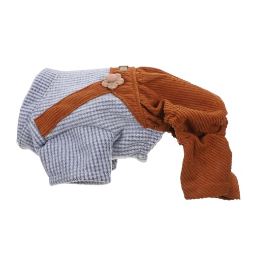 HOMOBABE Hundekleidung für Kleine Hunde Striped Pet Dog Overalls Warm Outfits für Weihnachten Partys und Täglichen Gebrauch Kreatives Design für Entzückendes Aussehen HOMOBABE Hundekleidung für Kleine Hunde Striped Pet Dog Overalls Warm Outfits für Weihnachten Partys und Täglichen Gebrauch Kreatives Design für Entzückendes Aussehen von HOMOBABE