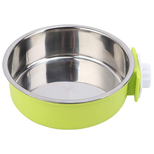 HOMOBABE Hundenapf Aus Edelstahl Groß Spender Wasser Hängend Pet Feeder Bowl Fütterung Schüssel Trinken Hundenapf Für Kiste Welpe Katzennäpfe Käfig-futternapf Green HOMOBABE Hundenapf Aus Edelstahl Groß Spender Wasser Hängend Pet Feeder Bowl Fütterung Schüssel Trinken Hundenapf Für Kiste Welpe Katzennäpfe Käfig-futternapf Green von HOMOBABE