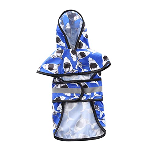 HOMOBABE Hunderegenmantel Kühlmatte Für Hunde Kapuzenjacke Poncho Welpenmäntel Durchsichtig Wasserdicht Haustier Regenmäntel Schnüffelmatte Für Hunde Kapuzenpullover Kleine von HOMOBABE