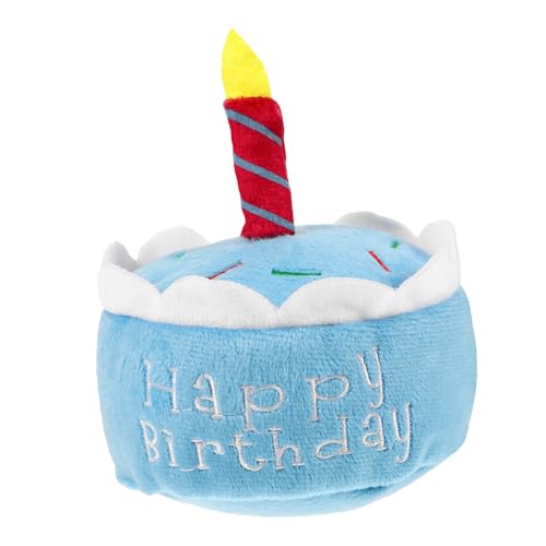 HOMOBABE Hundespielzeug Geburtstagskuchenspielzeug Für Hunde Kuchen Haustier Lustig Quietschen Gegenwärtig Futter Thematisiert Party Hund Geburtstagstorte Sky-Blue Plüsch HOMOBABE Hundespielzeug Geburtstagskuchenspielzeug Für Hunde Kuchen Haustier Lustig Quietschen Gegenwärtig Futter Thematisiert Party Hund Geburtstagstorte Sky-Blue Plüsch von HOMOBABE