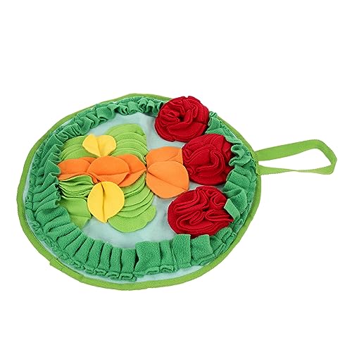 HOMOBABE Kaninchen-schnüffelpad Anregend Heu Kaninchen Schnüffelmatte Fütterung Hasenfuttermatte Ausbildung Futtermatte Für Kaninchen Schnüffelkissen Für Haustiere Schnuppern Samt Green von HOMOBABE