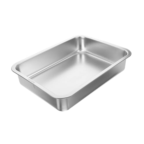 HOMOBABE Edelstahl Katzentoilette Mit Offenem Design Große Litter Box Für Kleine Und Große Katzen Rostfreies Material Bequeme Reinigung Für Zuhause HOMOBABE Edelstahl Katzentoilette Mit Offenem Design Große Litter Box Für Kleine Und Große Katzen Rostfreies Material Bequeme Reinigung Für Zuhause von HOMOBABE