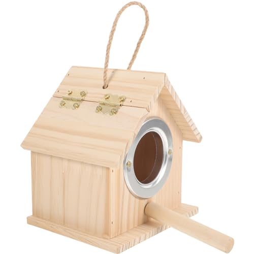 HOMOBABE Kasten Vogelterrarium Vogelhütte Verschachtelung Frettchen Glockenspiel Aufhänger vogelkäfig zubehör vogelzubehör für käfig vogelhaus Haustiervögel nisten SCAKEET -Zubehör hölzern HOMOBABE Kasten Vogelterrarium Vogelhütte Verschachtelung Frettchen Glockenspiel Aufhänger vogelkäfig zubehör vogelzubehör für käfig vogelhaus Haustiervögel nisten SCAKEET -Zubehör hölzern von HOMOBABE