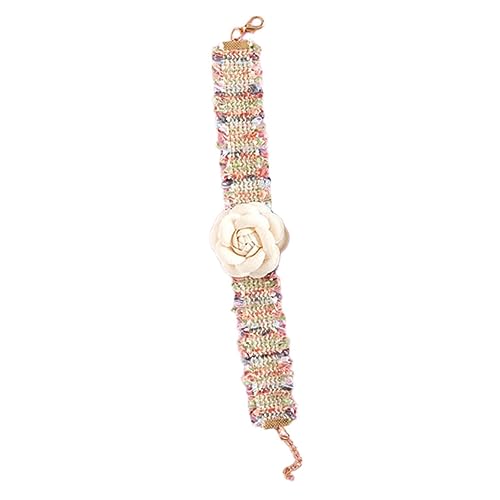 HOMOBABE Katze Halskette Blumen Hundehalsband Kragen Groß Haustier Dekoration Klein Blumen Katzenhalsband Dekorative Hundehalskette Blumen-katzenhalsband Katzenzubehör Wolle von HOMOBABE