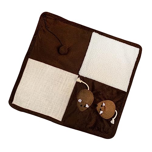 HOMOBABE Katze Kratzmatte Kratzpads Für Katzen Zubehör Kratzen Katzenspielzeug Katzenwürfel Kratzunterlage Für Katzen Katzenkratzer Fell Katzenkratzpolster Coffee HOMOBABE Katze Kratzmatte Kratzpads Für Katzen Zubehör Kratzen Katzenspielzeug Katzenwürfel Kratzunterlage Für Katzen Katzenkratzer Fell Katzenkratzpolster Coffee von HOMOBABE