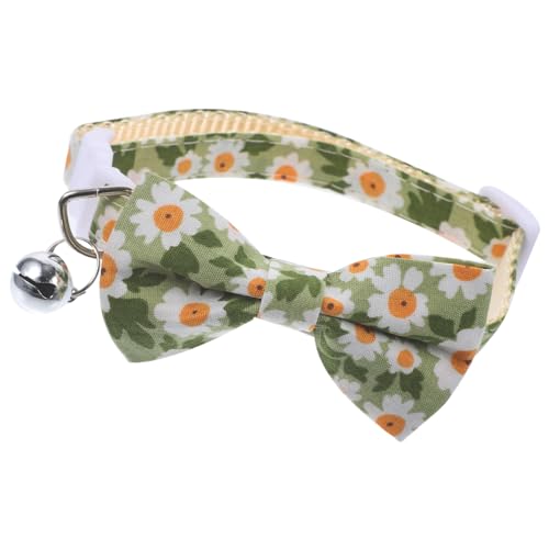 HOMOBABE Katze hundehalsband hundekragen hundehalstuch cat Accessories süßes Katzenhalsband Atemhalsband für Katzen Einstellbarer Katzenkragen Tragbares Katzenhalsband Polyester-Nylon von HOMOBABE