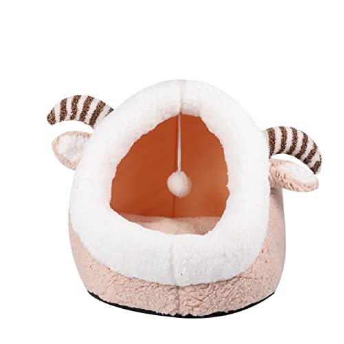 HOMOBABE Katzenbett Matratze für Haustiere Abnehmbar und Waschbar Warmes Nest für Katzen und Kleine für Winter aus Hochwertigem Baumwollmaterial Cartoon Design Bequem und Pflegeleicht HOMOBABE Katzenbett Matratze für Haustiere Abnehmbar und Waschbar Warmes Nest für Katzen und Kleine für Winter aus Hochwertigem Baumwollmaterial Cartoon Design Bequem und Pflegeleicht von HOMOBABE