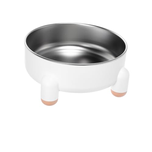 HOMOBABE Katzenfutternapf Aus Edelstahl, Rutschfester Hundefutternapf, Erhöhter Futternapf, Multifunktionaler Wassernapf Für Hunde Und Katzen von HOMOBABE