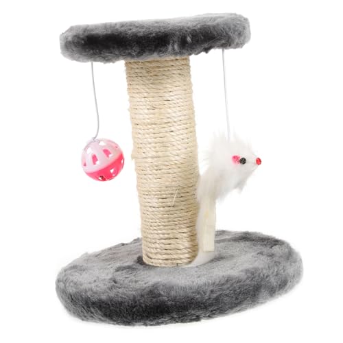 HOMOBABE Katzenkletterstange Katzenzubehör Kätzchen Sisal Post Katzenspielzeug Katzenkratzer Innen Nettes Kätzchen Katzen -Haustierspielzeug im Innenbereich Holzbrett HOMOBABE Katzenkletterstange Katzenzubehör Kätzchen Sisal Post Katzenspielzeug Katzenkratzer Innen Nettes Kätzchen Katzen -Haustierspielzeug im Innenbereich Holzbrett von HOMOBABE