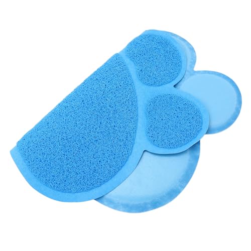 HOMOBABE Katzenstreu Matte katzenmatte Katzenklo Matte Tiermatte für Katzenklo Innenmatte Fütterung Welpe Brise Katzenstreu Pads Extra große Katzentoiletten, leicht zu reinigen PVC Sky-Blue HOMOBABE Katzenstreu Matte katzenmatte Katzenklo Matte Tiermatte für Katzenklo Innenmatte Fütterung Welpe Brise Katzenstreu Pads Extra große Katzentoiletten, leicht zu reinigen PVC Sky-Blue von HOMOBABE