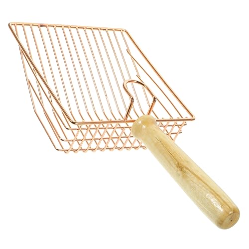 HOMOBABE Katzenstreuschaufel aus Edelstahl Katzenstreu Scoop Wurfsieb Katze Sandschaufel drinnen Sandsieb streuschaufel Halter Wurfschaufel Katzenschaufel für Streu hölzern HOMOBABE Katzenstreuschaufel aus Edelstahl Katzenstreu Scoop Wurfsieb Katze Sandschaufel drinnen Sandsieb streuschaufel Halter Wurfschaufel Katzenschaufel für Streu hölzern von HOMOBABE