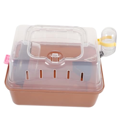 HOMOBABE Kleintier Tragetasche Tragbarer Hamsterkäfig für Outdoors Geeignet für Meerschweinchen Chinchilla Kompakte und Leichte Transportbox für Reisen und Ausflüge von HOMOBABE