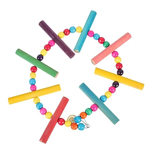 HOMOBABE Vogel Spielzeug Leiter Für Papageien Bunte Kletterleiter Für Vogelkäfige Installieren Unterhaltsam Für Kleine Vögel Zum Stehen Und Spielen Perfektes Zubehör Für von HOMOBABE