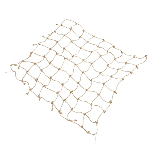 HOMOBABE Kletternetz für Papageien Papageienspielzeug hängendes Papagei-Spielnetz vogelkäfig zubehör vogelzubehör für käfig hängendes gewebtes Kletternetz Vögel hängendes Netz Hanfseil HOMOBABE Kletternetz für Papageien Papageienspielzeug hängendes Papagei-Spielnetz vogelkäfig zubehör vogelzubehör für käfig hängendes gewebtes Kletternetz Vögel hängendes Netz Hanfseil von HOMOBABE