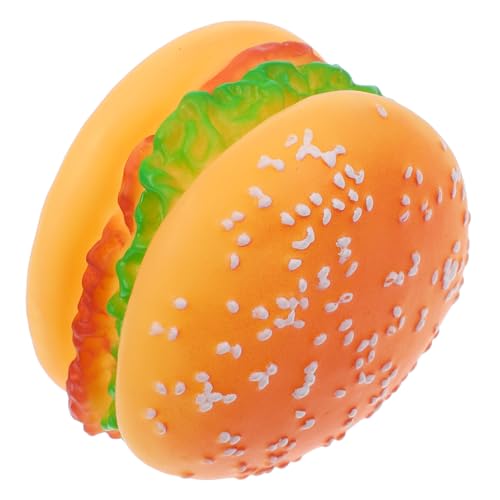 HOMOBABE Klingendes Hamburger- Gefälschte Lebensmittel Realistisch Hamburger - Realistische Lebensmittelrequisiten Quietschendes Burger-hundespielzeug Vinyl Orange HOMOBABE Klingendes Hamburger- Gefälschte Lebensmittel Realistisch Hamburger - Realistische Lebensmittelrequisiten Quietschendes Burger-hundespielzeug Vinyl Orange von HOMOBABE