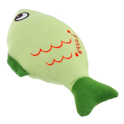 HOMOBABE Interaktives Katzen-Spielzeug Realistische Fischform Weiches Plüsch Nachfüllbar Fördert Das Spielverhalten Von Katzen Und Kätzchen von HOMOBABE